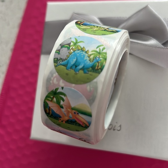 500 pcs Dinosaur Stickers 1" inch (6 Designs) - Picture 7 of 9